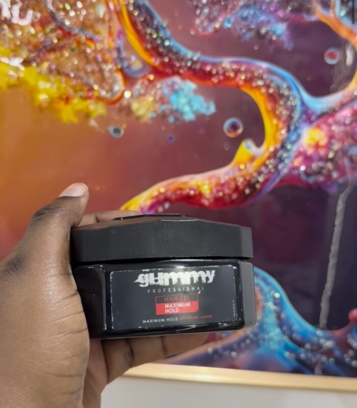 Gummy hair gel